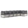 Juego de muebles de jardín 6 pzas cojines antracita ratán PE de vidaXL, Sofás de exterior - Ref: Foro24-3186755, Precio: 487,...