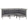 7-piece garden furniture set with gray synthetic rattan cushions by vidaXL, Garden sets - Ref: Foro24-3187558, Price: 389,57 ...