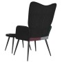 Silla de relax con taburete tela patchwork
