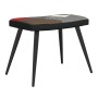 Silla de relax con taburete tela patchwork