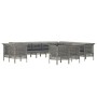 13-teiliges Gartenmöbel-Set und graue synthetische Rattankissen von vidaXL, Gartensets - Ref: Foro24-3187589, Preis: 945,05 €...