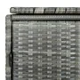 Double shed for PE gray rattan container 148x77x111 cm by vidaXL, Sheds - Ref: Foro24-46463, Price: 277,34 €, Discount: %