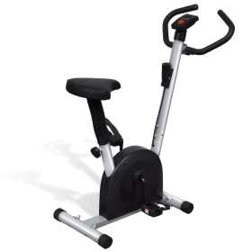 Bicicleta estática con sillín de vidaXL, Bicicletas estáticas - Ref: Foro24-90639, Precio: 119,51 €, Descuento: %