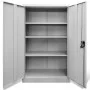 Armario de oficina de acero gris 90x40x140 cm by vidaXL, Filing cabinets - Ref: Foro24-244649, Price: 290,10 €, Discount: %