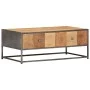 Solid recycled wood coffee table 90x50x35 cm by vidaXL, Coffee table - Ref: Foro24-286530, Price: 162,65 €, Discount: %