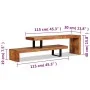 Mueble para TV de madera maciza de acacia de vidaXL, Muebles TV - Ref: Foro24-244583, Precio: 286,85 €, Descuento: %