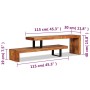 TV-Schrank aus massivem Akazienholz von vidaXL, TV-Möbel - Ref: Foro24-244583, Preis: 245,18 €, Rabatt: %