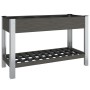 Arriate de jardín con estante WPC gris 120x50x75 cm de vidaXL, Maceteros y jardineras - Ref: Foro24-362570, Precio: 206,55 €,...