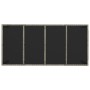 Garden table glass surface PE rattan gray 190x90x75 cm by vidaXL, Garden tables - Ref: Foro24-319904, Price: 191,20 €, Discou...