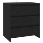 Schwarzes Sperrholz-Sideboard 70x41x75 cm von vidaXL, Sideboards - Ref: Foro24-809747, Preis: 99,43 €, Rabatt: %