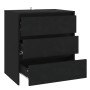 Aparador de madera contrachapada negro 70x41x75 cm de vidaXL, Aparadores - Ref: Foro24-809747, Precio: 97,32 €, Descuento: %