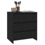 Aparador de madera contrachapada negro 70x41x75 cm de vidaXL, Aparadores - Ref: Foro24-809747, Precio: 97,32 €, Descuento: %