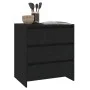 Schwarzes Sperrholz-Sideboard 70x41x75 cm von vidaXL, Sideboards - Ref: Foro24-809747, Preis: 99,43 €, Rabatt: %