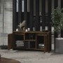 Mueble de TV madera de ingeniería roble ahumado 102x37,5x52,5cm de vidaXL, Muebles TV - Ref: Foro24-813020, Precio: 62,59 €, ...