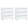 3-Piece White Manufactured Wood Sideboard by vidaXL, Sideboards - Ref: Foro24-3098065, Price: 244,93 €, Discount: %