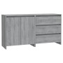 Zweiteiliges Sideboard aus gefertigtem Holz in Sonoma-Grau von vidaXL, Sideboards - Ref: Foro24-3098063, Preis: 163,64 €, Rab...
