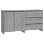 Zweiteiliges Sideboard aus gefertigtem Holz in Sonoma-Grau von vidaXL, Sideboards - Ref: Foro24-3098063, Preis: 154,00 €, Rab...