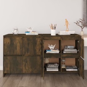 Sideboards 2 Stück, Holzwerkstoff, geräucherte Eiche, 70 x 41 x 75 cm von vidaXL, Sideboards - Ref: Foro24-3098094, Preis: 12...