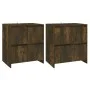Sideboards 2 pcs engineered wood smoked oak 70x41x75 cm by vidaXL, Sideboards - Ref: Foro24-3098094, Price: 134,25 €, Discoun...