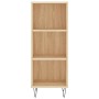 Aparador de madera de ingeniería roble Sonoma 34,5x32,5x90 cm de vidaXL, Aparadores - Ref: Foro24-828727, Precio: 44,78 €, De...