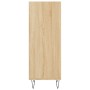 Aparador de madera de ingeniería roble Sonoma 34,5x32,5x90 cm de vidaXL, Aparadores - Ref: Foro24-828727, Precio: 44,78 €, De...