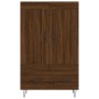 Tall sideboard engineered wood brown oak 69.5x31x115 cm by vidaXL, Sideboards - Ref: Foro24-830323, Price: 84,98 €, Discount: %