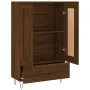 Tall sideboard engineered wood brown oak 69.5x31x115 cm by vidaXL, Sideboards - Ref: Foro24-830323, Price: 83,96 €, Discount: %