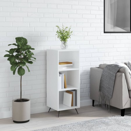 Engineered wood glossy white shelf 34.5x32.5x90 cm by vidaXL, Sideboards - Ref: Foro24-828702, Price: 43,92 €, Discount: %