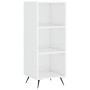 Engineered wood glossy white shelf 34.5x32.5x90 cm by vidaXL, Sideboards - Ref: Foro24-828702, Price: 43,92 €, Discount: %