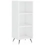 Engineered wood glossy white shelf 34.5x32.5x90 cm by vidaXL, Sideboards - Ref: Foro24-828702, Price: 43,41 €, Discount: %