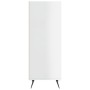Parkettregal glänzend weiß 34,5x32,5x90 cm von vidaXL, Sideboards - Ref: Foro24-828702, Preis: 43,92 €, Rabatt: %