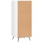 Engineered wood glossy white shelf 34.5x32.5x90 cm by vidaXL, Sideboards - Ref: Foro24-828702, Price: 43,41 €, Discount: %