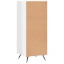 Parkettregal glänzend weiß 34,5x32,5x90 cm von vidaXL, Sideboards - Ref: Foro24-828702, Preis: 43,92 €, Rabatt: %