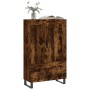 Tall smoked oak engineered wood sideboard 69.5x31x115 cm by vidaXL, Sideboards - Ref: Foro24-830353, Price: 95,43 €, Discount: %