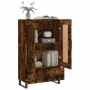 Tall smoked oak engineered wood sideboard 69.5x31x115 cm by vidaXL, Sideboards - Ref: Foro24-830353, Price: 94,21 €, Discount: %