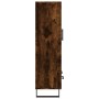 Tall smoked oak engineered wood sideboard 69.5x31x115 cm by vidaXL, Sideboards - Ref: Foro24-830353, Price: 95,43 €, Discount: %