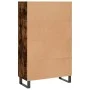 Tall smoked oak engineered wood sideboard 69.5x31x115 cm by vidaXL, Sideboards - Ref: Foro24-830353, Price: 94,21 €, Discount: %