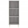 Aparador de madera de ingeniería gris Sonoma 34,5x32,5x90 cm de vidaXL, Aparadores - Ref: Foro24-828722, Precio: 46,08 €, Des...