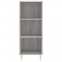 Sonoma gray engineered wood sideboard 34.5x32.5x90 cm by vidaXL, Sideboards - Ref: Foro24-828722, Price: 46,66 €, Discount: %