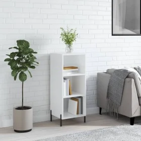 Engineered wood glossy white sideboard 34.5x32.5x90 cm by vidaXL, Sideboards - Ref: Foro24-828742, Price: 54,49 €, Discount: %
