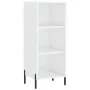 Glänzendes Sideboard aus weißem Holzwerkstoff 34,5x32,5x90 cm von vidaXL, Sideboards - Ref: Foro24-828742, Preis: 54,49 €, Ra...