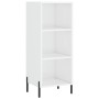 Glänzendes Sideboard aus weißem Holzwerkstoff 34,5x32,5x90 cm von vidaXL, Sideboards - Ref: Foro24-828742, Preis: 55,14 €, Ra...