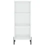 Glänzendes Sideboard aus weißem Holzwerkstoff 34,5x32,5x90 cm von vidaXL, Sideboards - Ref: Foro24-828742, Preis: 54,49 €, Ra...