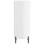 Engineered wood glossy white sideboard 34.5x32.5x90 cm by vidaXL, Sideboards - Ref: Foro24-828742, Price: 54,49 €, Discount: %