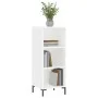 Weißes Sideboard aus Holzwerkstoff, 34,5 x 32,5 x 90 cm von vidaXL, Sideboards - Ref: Foro24-828732, Preis: 50,03 €, Rabatt: %