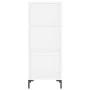 Weißes Sideboard aus Holzwerkstoff, 34,5 x 32,5 x 90 cm von vidaXL, Sideboards - Ref: Foro24-828732, Preis: 50,03 €, Rabatt: %
