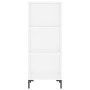 Weißes Sideboard aus Holzwerkstoff, 34,5 x 32,5 x 90 cm von vidaXL, Sideboards - Ref: Foro24-828732, Preis: 50,63 €, Rabatt: %