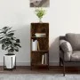 Smoked oak engineered wood sideboard 34.5x32.5x90 cm by vidaXL, Sideboards - Ref: Foro24-828737, Price: 48,65 €, Discount: %