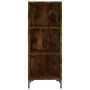 Smoked oak engineered wood sideboard 34.5x32.5x90 cm by vidaXL, Sideboards - Ref: Foro24-828737, Price: 48,65 €, Discount: %