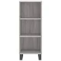Sonoma gray engineered wood sideboard 34.5x32.5x90 cm by vidaXL, Sideboards - Ref: Foro24-828762, Price: 51,47 €, Discount: %